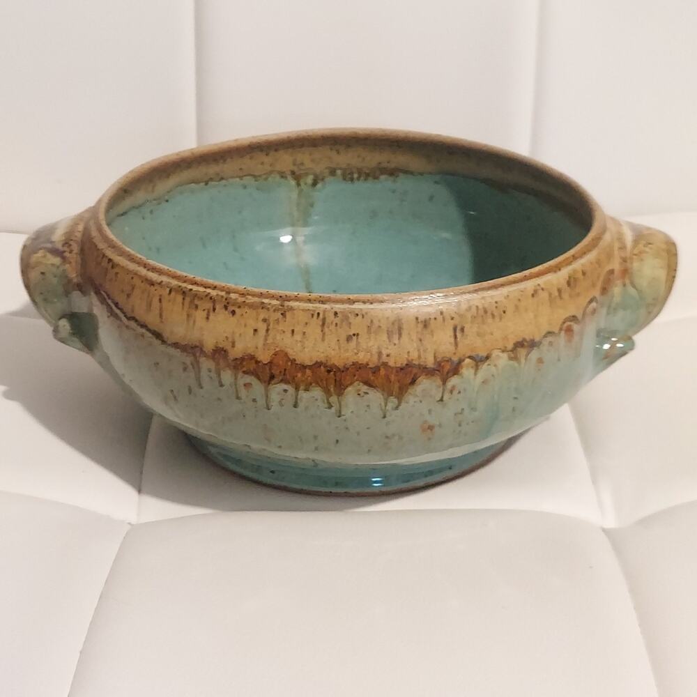 Judy Musicant Studio Art Pottery 10" x 7" Ceramic Serving Vessel & Centerpiece